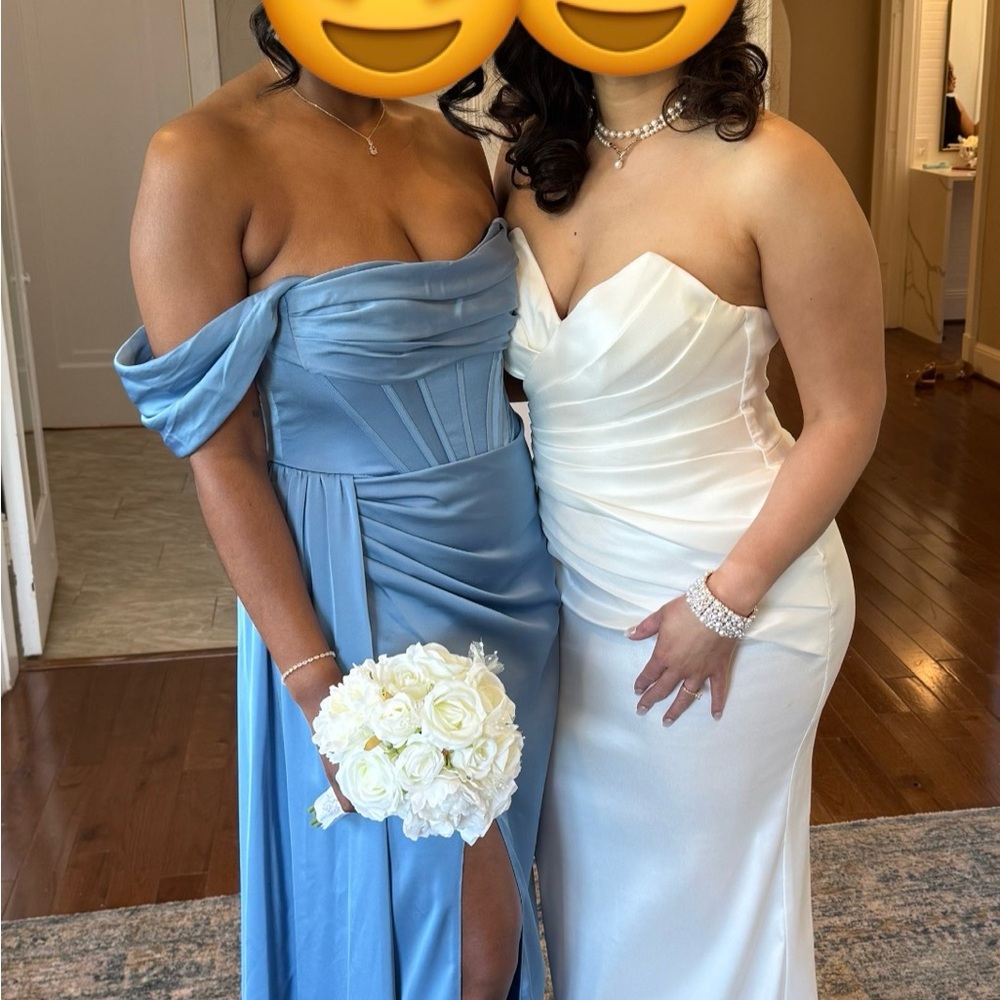 Myra Bag Light Blue Maxi Dress